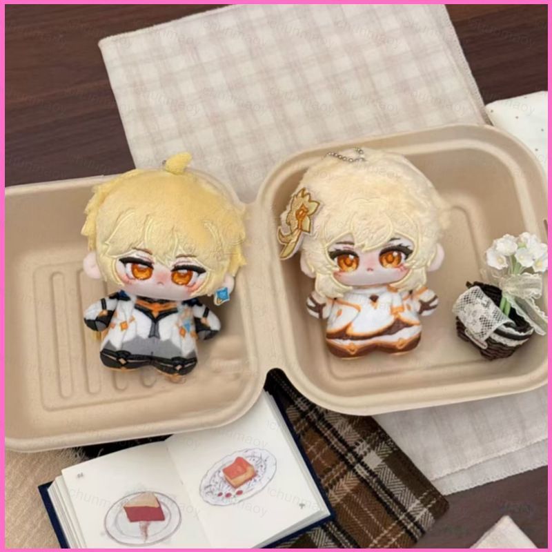 DC3 Genshin Tác Động Aether Lumine Plushie Anime Merch Dễ Thương Sang Trọng Túi Búp Bê Bông Quyến Rũ