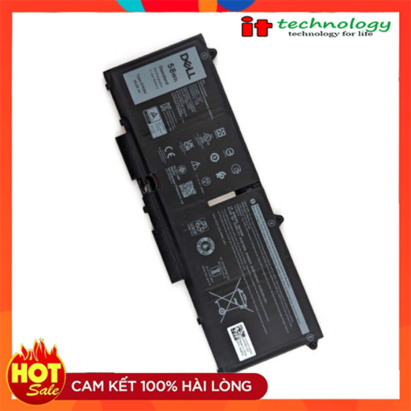 Pin laptop NEW GENUINE DELL Latitude 7430 5430 5530 7530 Precison 3570 58WH Battery - 07KRV