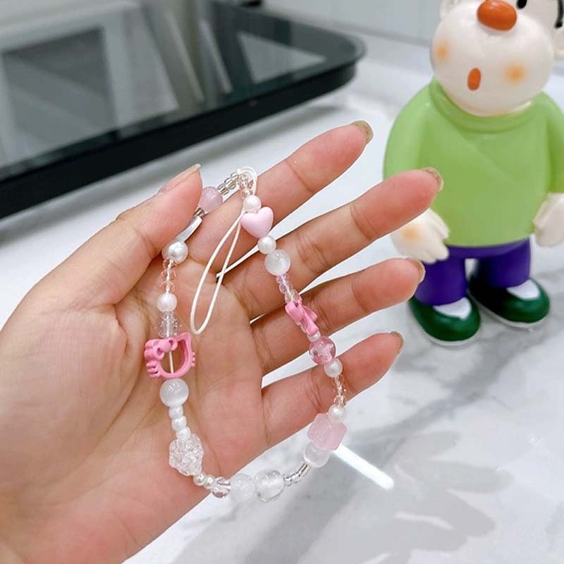  dây đeo điện thoại ngắn  nữ dễ thương  dây đeo máy ảnh Dây đeo điện thoại hình nơ mèo | BigBuy360 - bigbuy360.vn