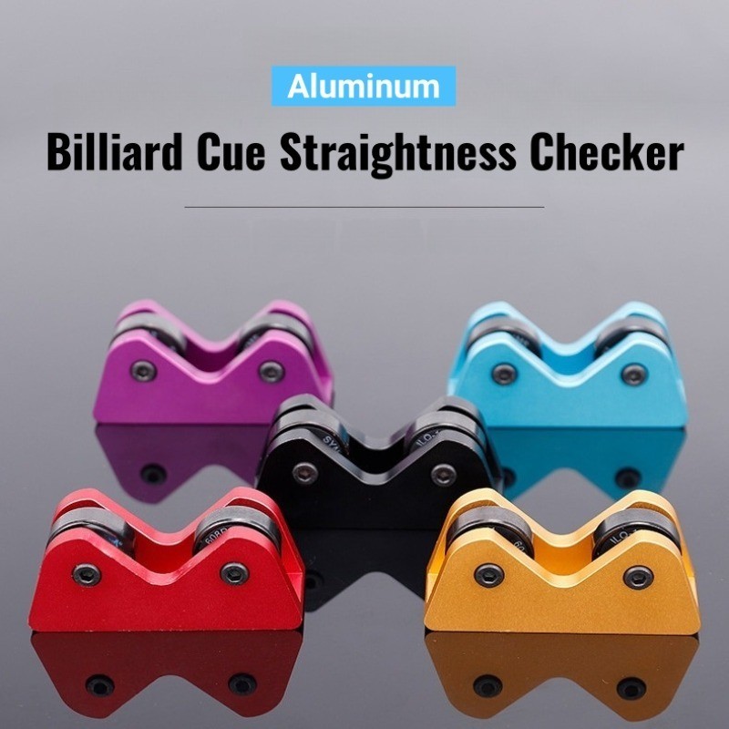 Bể bơi Cue Straightness Checker Bida Cue Roller Straightening Tester Checker Roller Kiểm tra Công cụ