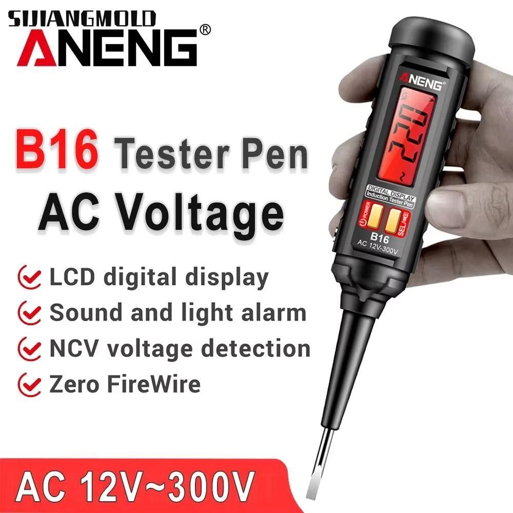 Bút kiểm tra điện áp SIJIANGGMLD, Màn hình kỹ thuật số Máy dò điện áp không tiếp xúc, Báo động rung 