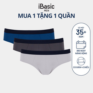 [GIÁ TRẢI NGHIỆM] Combo 3 quần lót nam iBasic brief tam giác thun lạnh PANM111