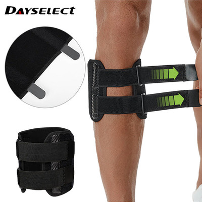 DAYSELECT Đệm thể thao đàn hồi, chống sốc, miếng nhôm hai bên bảo vệ meniscus