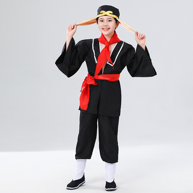 Trẻ Em Lợn Bajie Trang Phục Trang Phục Trang Phục COS Bajie Trình Diễn Trang Phục Rake Mũi Vũ Khí Đạ