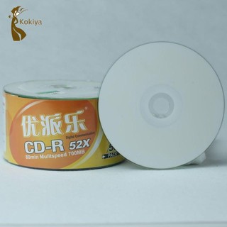 Kokiya 50 Đĩa Có Thể Ghi Trống In -R Đĩa 700MB Cho Dữ Liệu Và Âm Nhạc