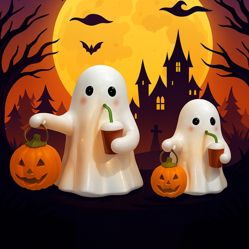 Đèn trang trí Halloween phát sáng Eerie Ghost Trang trí phòng trẻ em