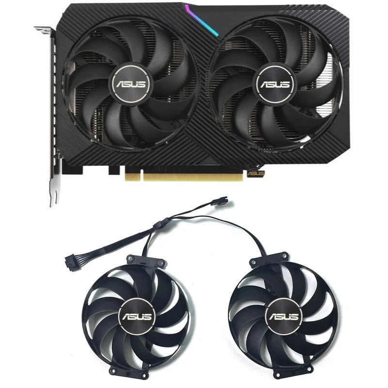 CF9010U12S T129215SU 6pin 90mm cho Quạt làm mát Card đồ họa ASUS DUAL-RTX3060-12G RTX2060 RTX2070Ti