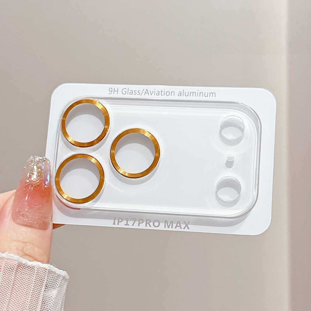 i17 Kính bảo vệ camera Kính Cường Lực Bảo Vệ Camera Sau Dành Cho iPhone 17 Air 16 15 14 13 12 11 Pro