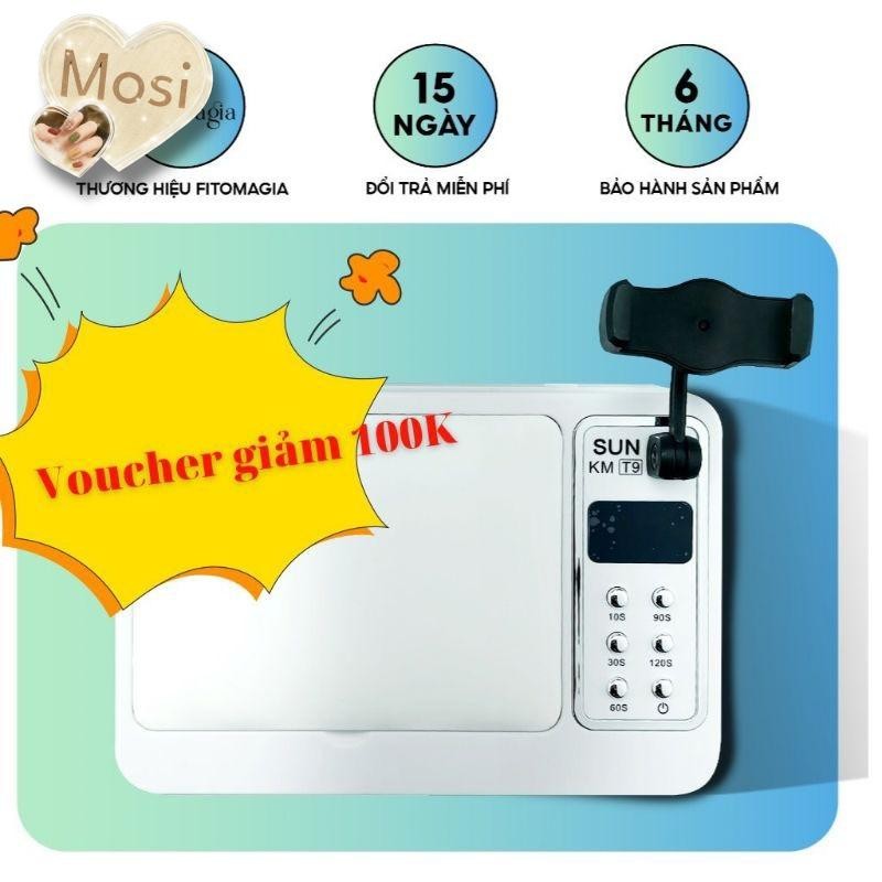 [HỎA TỐC] Máy Hơ Gel Móng 78 Bóng UV LED SUN KM T9 96W Chính Hãng, Bảo Hành 3 Tháng
