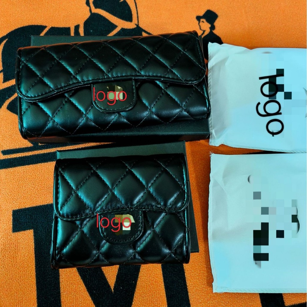 W3G4 New Embroidered Diamond Pattern Flip Wallet for Women, Versatile High-End Mobile Phone Coin Pur