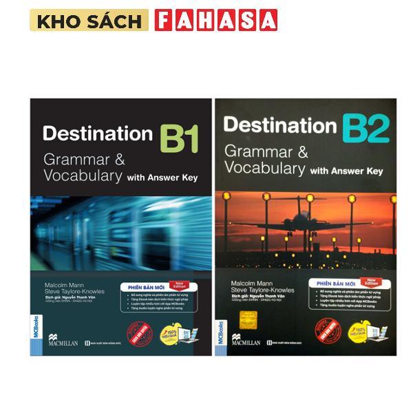 Combo Sách Destination - Grammar And Vocabulary with Answer Key - B1 + B2 (Bộ 2 Cuốn)