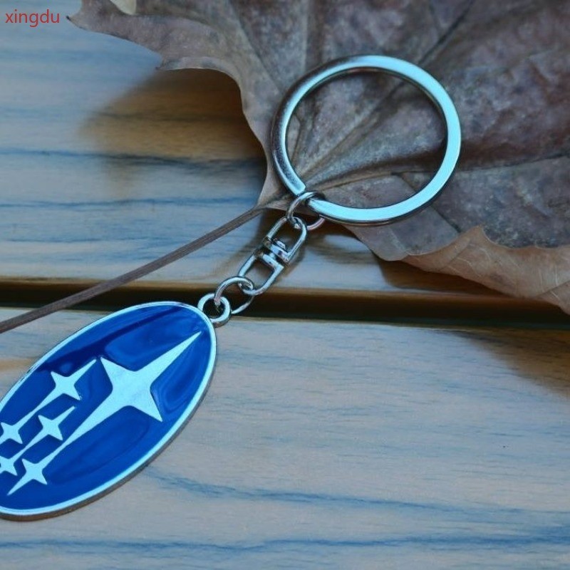 Kim Loại Subaru Móc Khóa Subaru XV Forester Tự Hào Hổ Sư Tử BRZ Cao Cấp Móc Khóa Nam