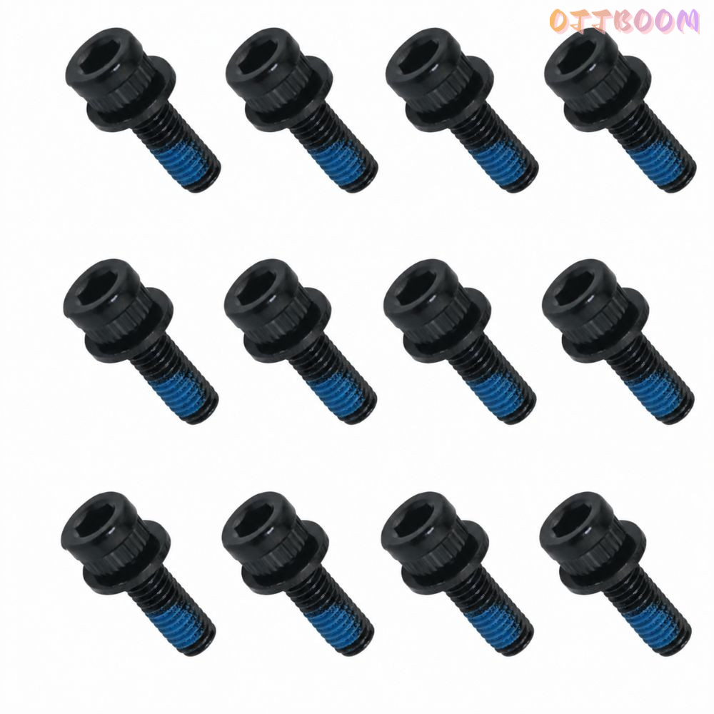 XLNWO 12 Ốc vít gắn phanh đĩa, Bu lông kẹp phanh bằng thép Carbon cao M6 X 18mm, Bền an toàn Phù hợp