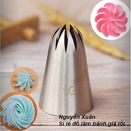 Đui trang trí sao đúc 8 cánh 1C , 1G