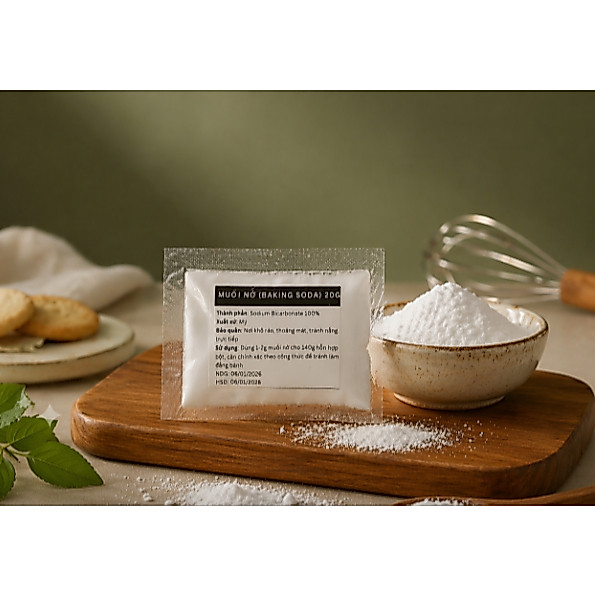 Muối nở (Baking Soda) 20g