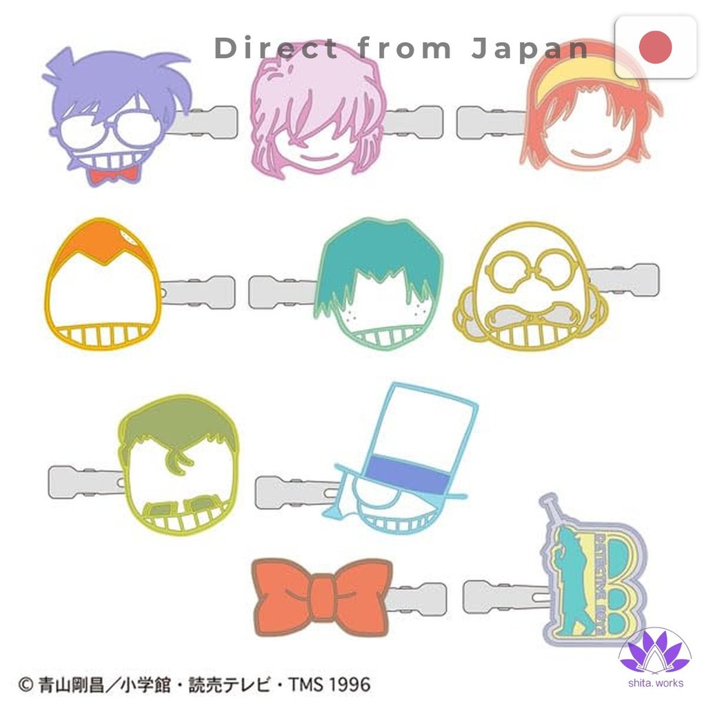 ・Direct from Japan・ Bộ sưu tập kẹp tóc mái Thám Tử Conan của TOSHIN PACK (Thám Tử Conan tập 1) CO-H