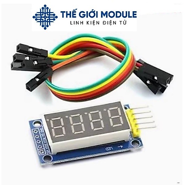 Module hiển thị 4 led 7 đoạn 74HC595 0.36 inch