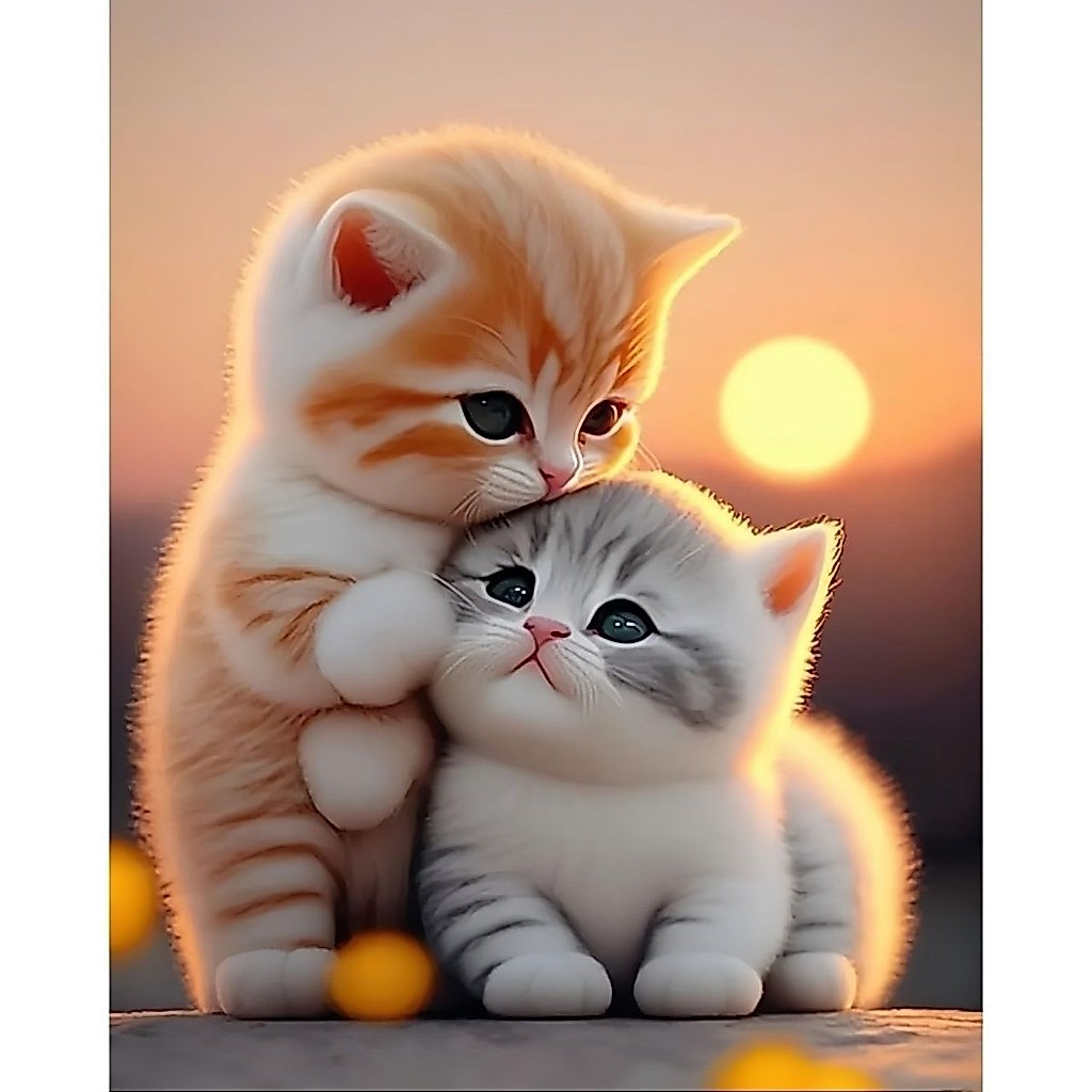 Ốp dán tự dính hình mèo dễ thương cho phòng trẻ em, tường phòng ngủ, cửa, cửa sổ, trang trí thân xe,