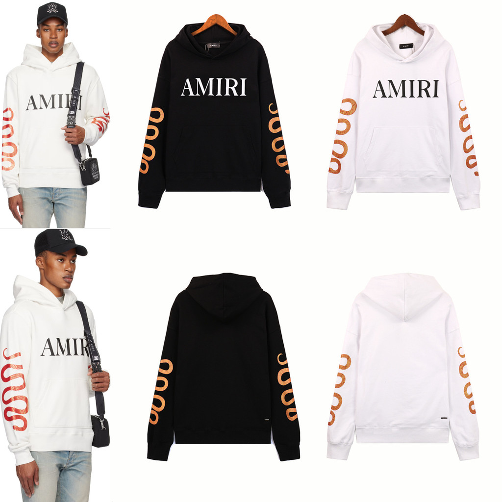 6ZIO Amiri 24Autumn/Winter Casual Year of the Snake Limited Edition Totem Letter Print American High