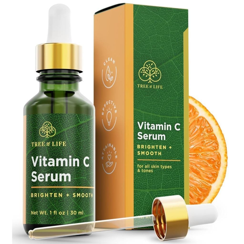 TreeofLifeBeauty Vitamin C Bộ Chăm Sóc Da Làm Sáng Da Mặt Thích Hợp Cho Vết Thâm Và Vết Cũ Da Mặt D7