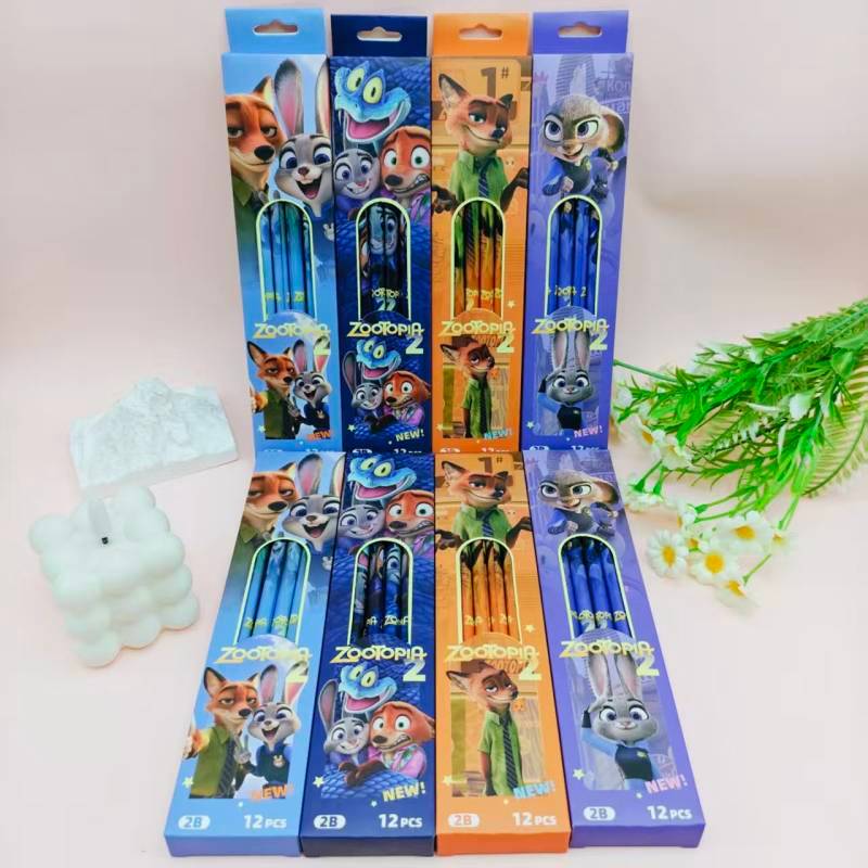 Zootopia Pencil Safety Cartoon Non-Toxic 2B Pencil Zootopia Pencil Safety Cartoon Non-Toxic 2B Penci