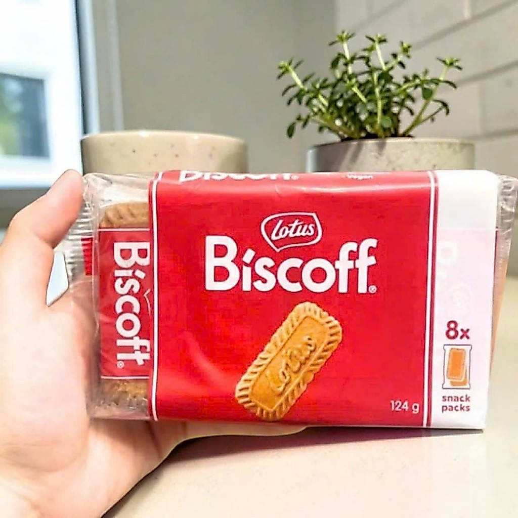 Lotus Biscoff Biscuit Bánh Quy Ăn Vặt Vị Caramel Từ Úc