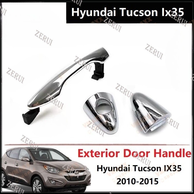 ZR Dành Cho Xe Hyundai Tucson Ix35 2010 ~ 2015 Ngoại Thất Mới Bên Ngoài Tay Nắm Cửa Trước Phía Sau B