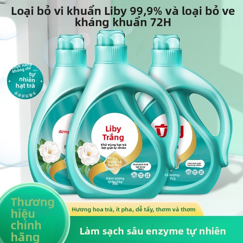 Liby loại bỏ ve nhà, diệt khuẩn, enzyme kháng khuẩn, làm sạch vết bẩn, khử mùi hôi.
