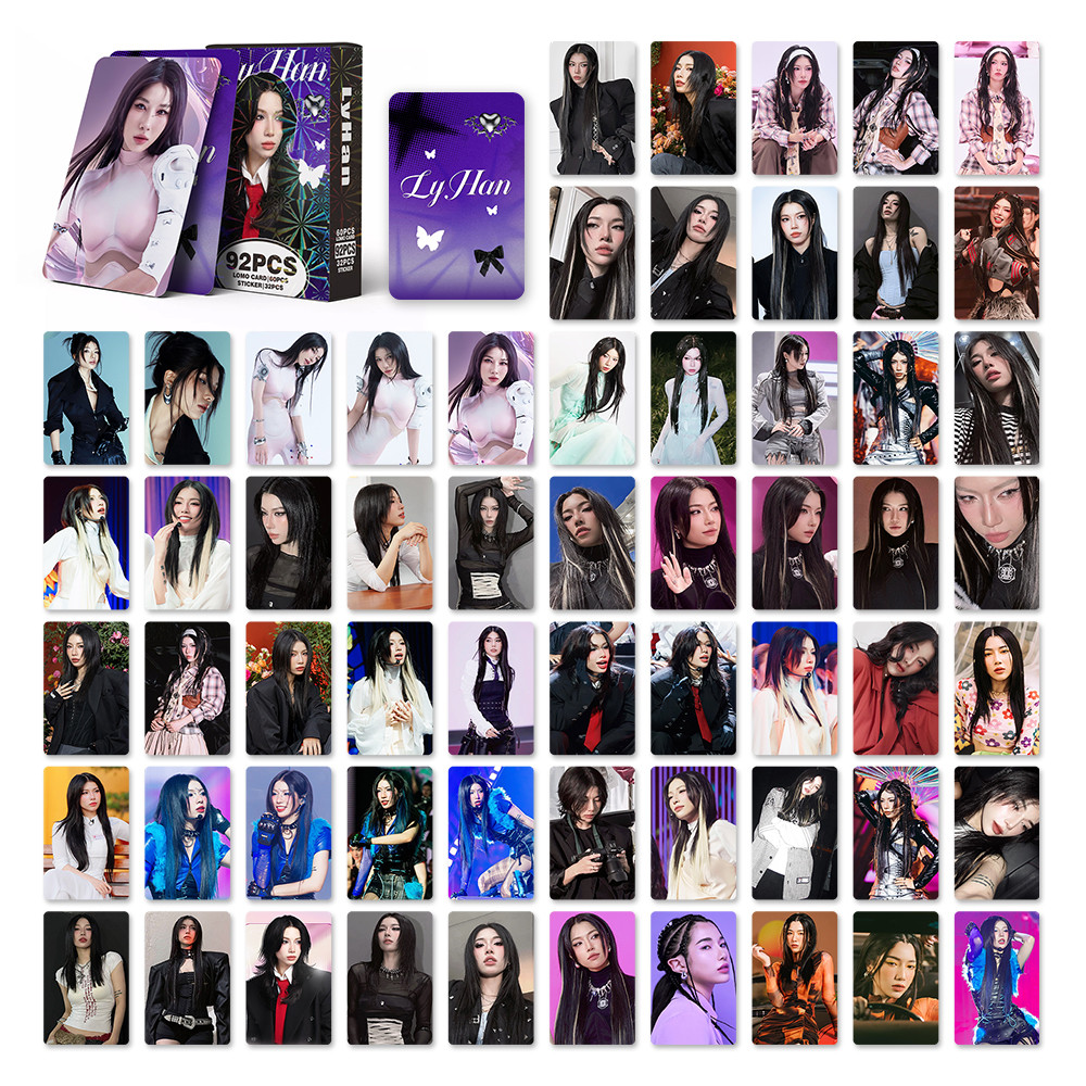 92 Cái / hộp Ngôi Sao Việt Nam EM XINH SAY HI LyHan Lomo Cards 52HZ PhươngLy PhươngMyChi Dán BichPhu