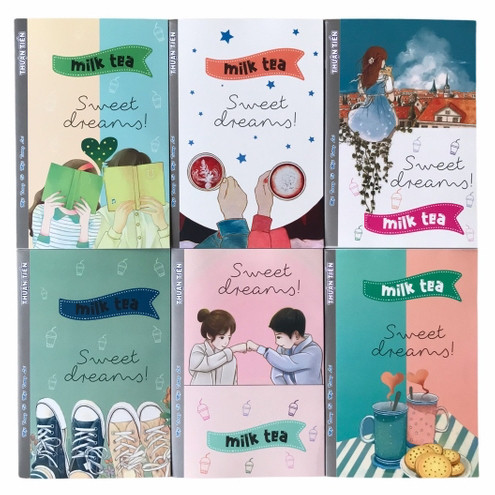 TẬP SINH VIÊN THUẬN TIẾN MILKTEA - VỞ SINH VIÊN KẺ NGANG (200 TRANG/80GSM)