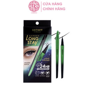 Bút Kẻ Mắt Nước Browit By Nongchat Ultra Fine Eyeliner Enough Chống Nước Lâu Trôi 0.5g