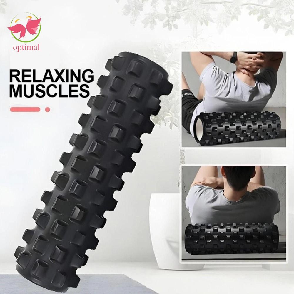 OPTIMAL LIMIT Yoga Pilates Foam Roller, Trigger Point Mật độ cao Yoga Foam Massage Roller, Dụng cụ t