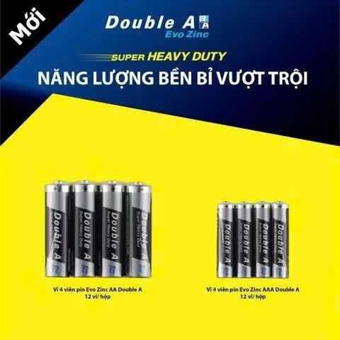 [ HỘP 48 VIÊN ] Pin than, pin carbon, pin con thỏ 2A 3A DOUBLE A