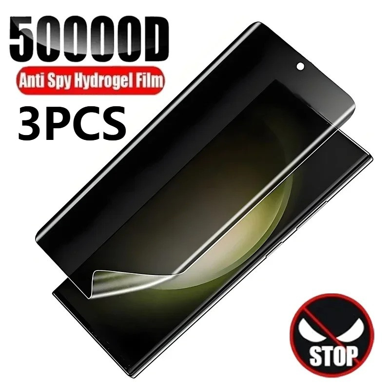 3 Bộ Phim Mềm Hydrogel Cho Oukitel C57s C57 C53 C51 C50 C17 Pro Matte Và Chống Gián Điệp Bảo Vệ Màn 