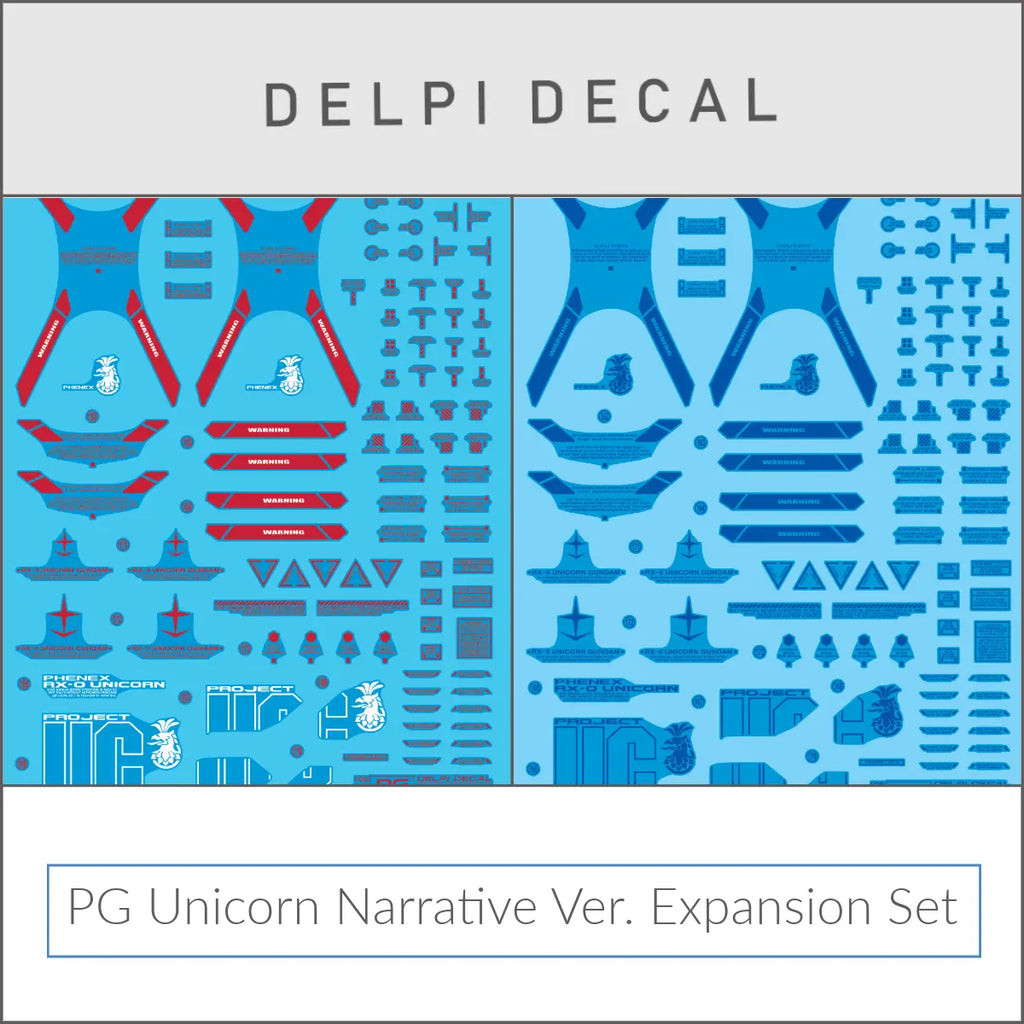 Delpi Decal (❈ ้ 🍎) PG Unicorn Phenex Narrative Ver. Bộ mở rộng