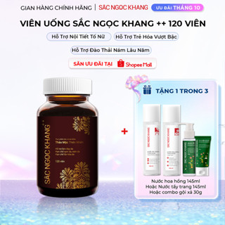 Viên Uống Đẹp Da Sắc Ngọc Khang ++ (120v) cao cấp giúp chống lão hóa, mờ nám sạm tàn nhang, cân bằng nội t