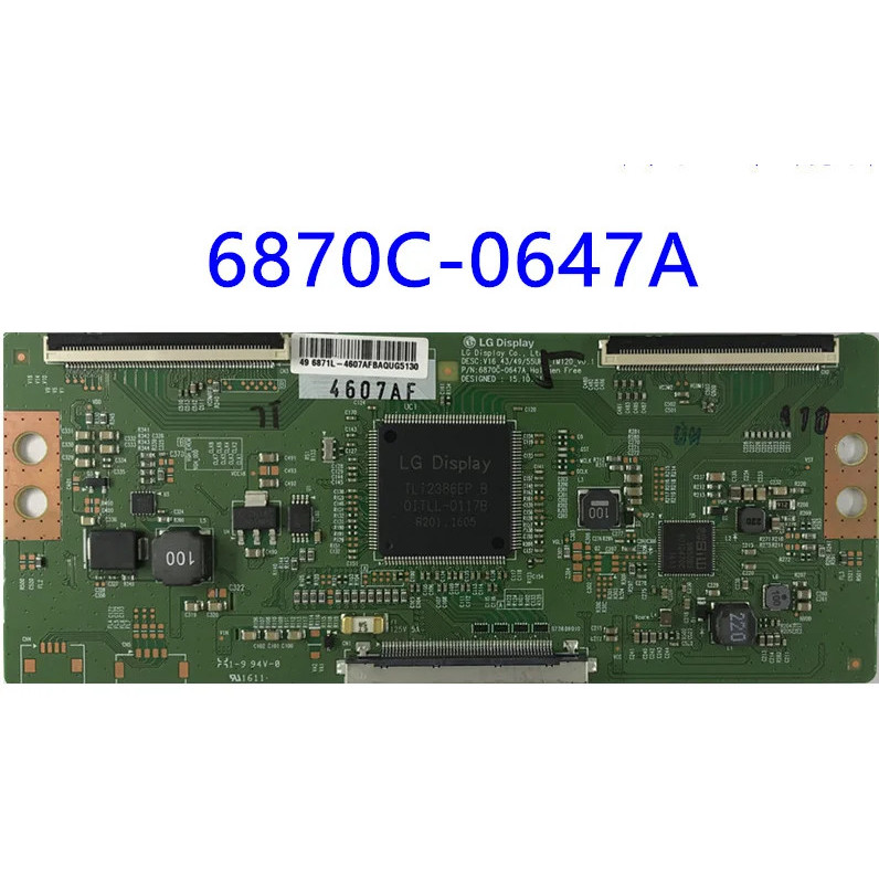 6870C-0647A Bảng T-CON MỚI V16 _ 43 / 49 / 55 / UHD _ TM120 _ v0.1 cho MÀN HÌNH LG 43 inch 49 inch 5