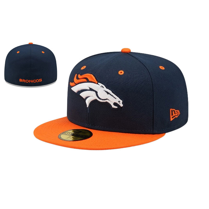 Denver Broncos Cổ Điển Trang Bị Mũ Nam Nữ Bóng Rổ Mũ Vành Phẳng