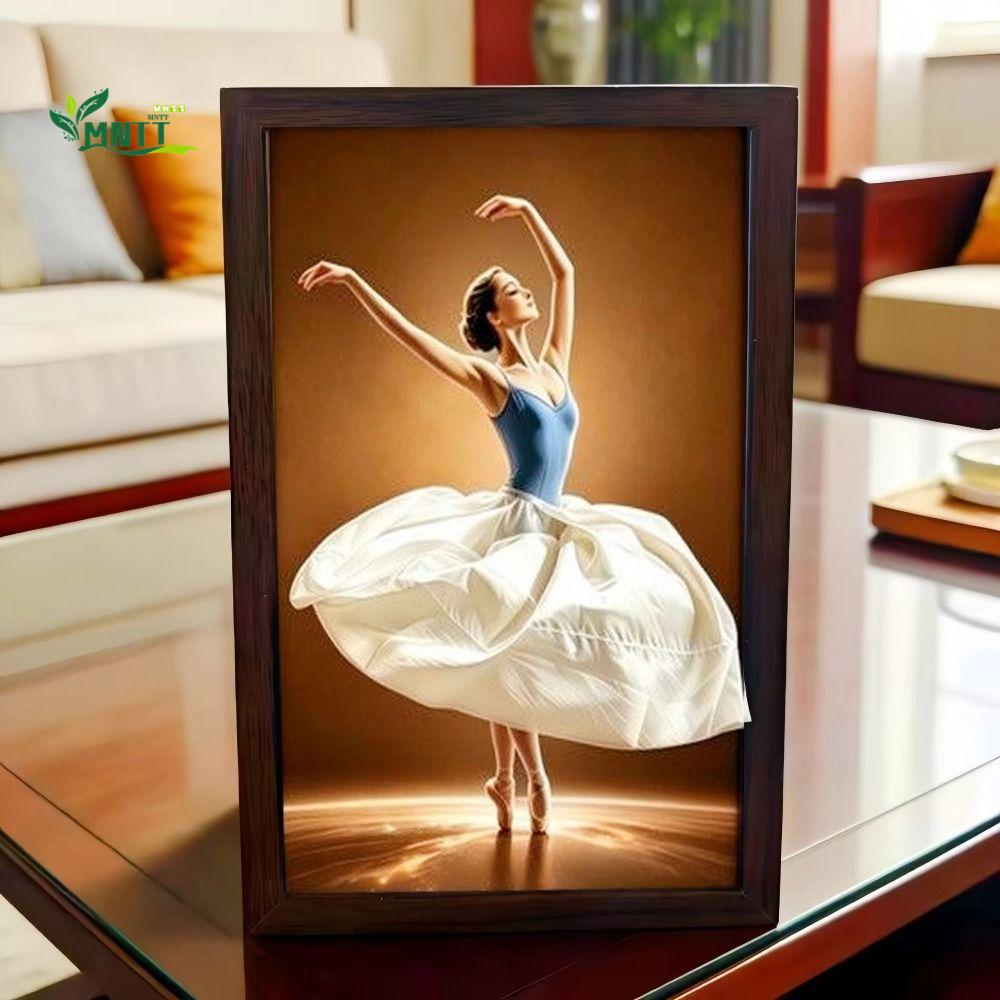 MNTT Ballet Khăn Giấy Hộp Gỗ Để Bàn Thanh Lịch Giá Đỡ Bàn Phòng Ngủ