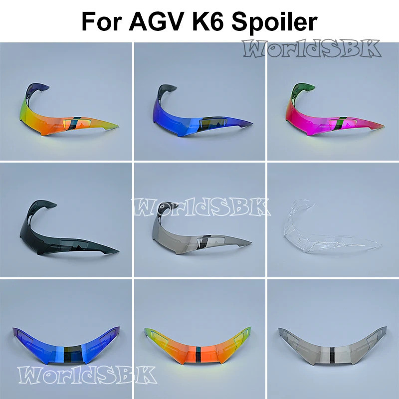 Mũ bảo hiểm xe máy Thay thế cánh lướt gió phía sau cho phụ tùng & phụ kiện đuôi AGV K6