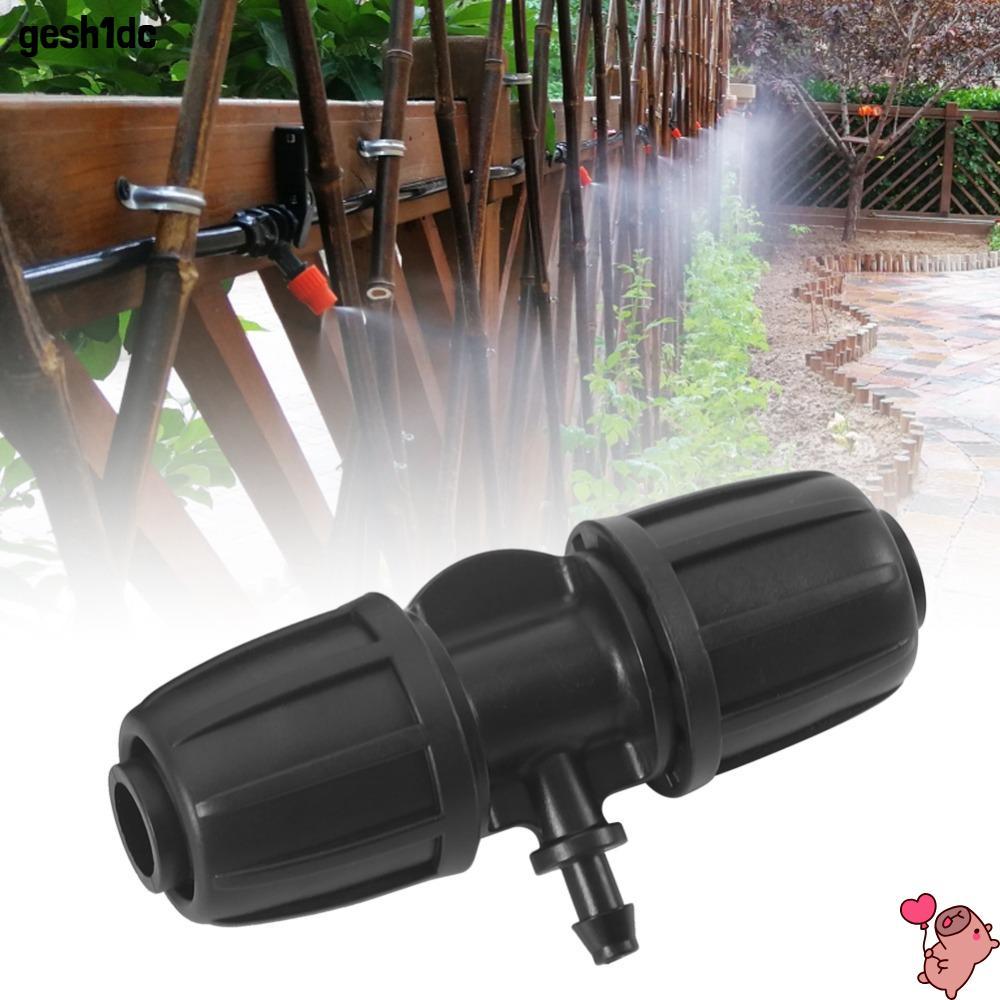 LOLLIPOP 25 Chiếc Ống Giảm Tưới Nhỏ Giọt, Đầu Nối Tee Thép Gai Khóa Đen Nhẹ, Khóa POM Thép Gai Ống N