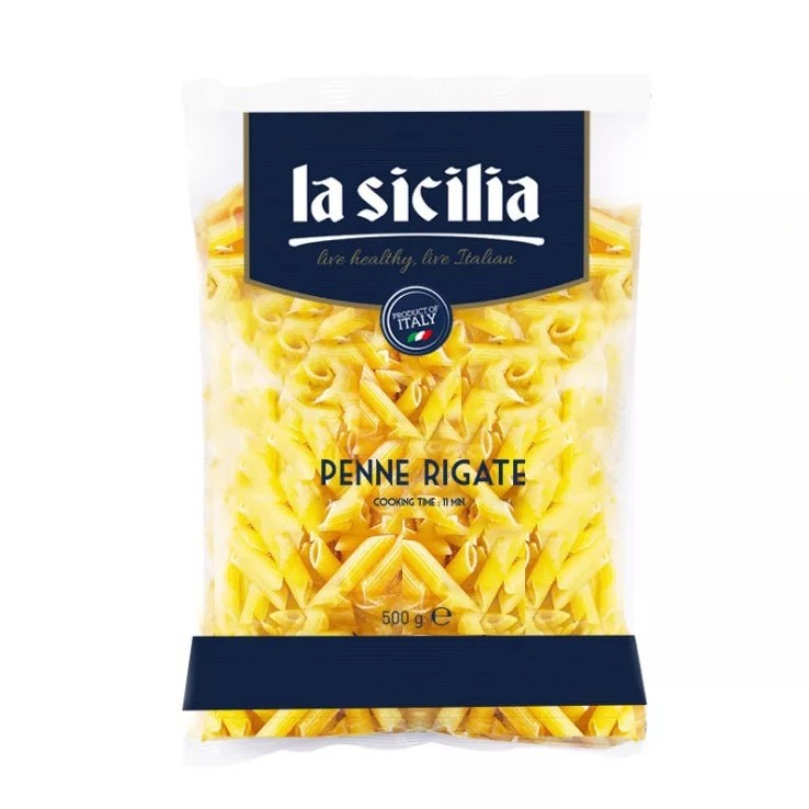 Hàng sẵn có Vận chuyển tức thì Ý Original Spicy Sicilia Pasta Macaroni 500g Pasta Pasta ăn liền06222