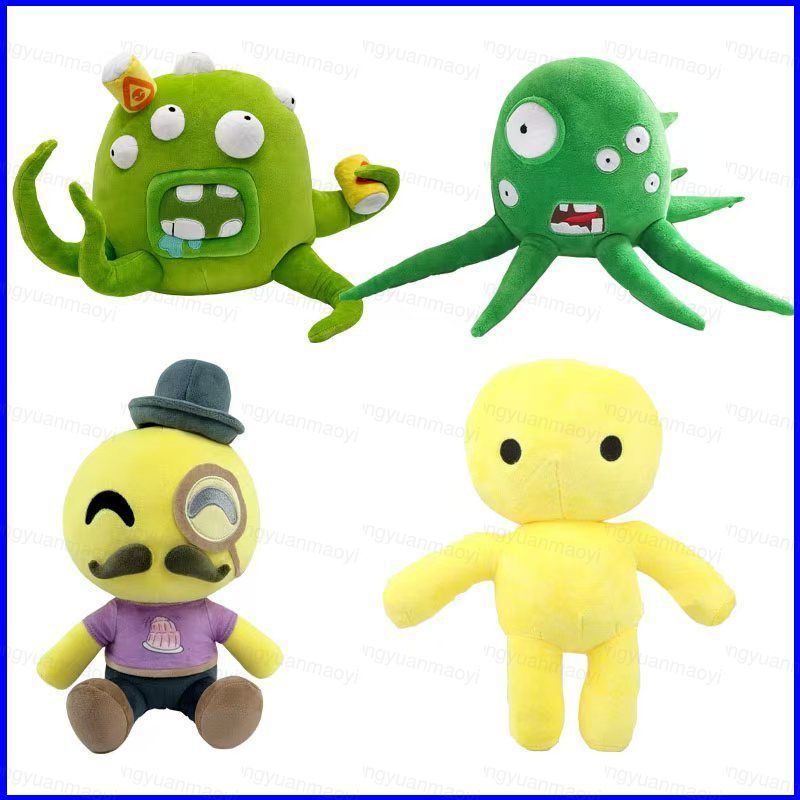 ZY1 Wobbly Life Basic Yellow Player Mutant Octopus Plushie Game Merch Búp bê bông sang trọng dễ thươ