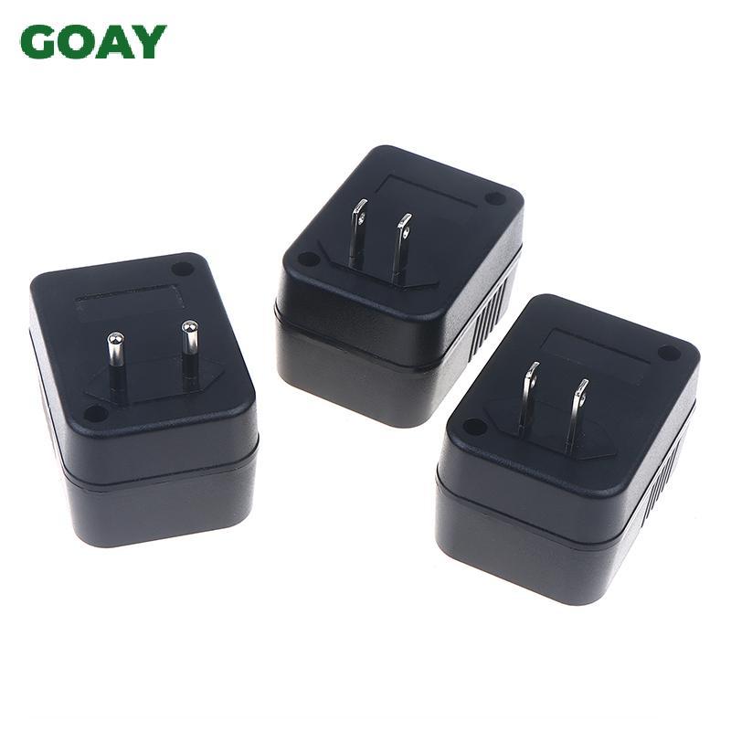 GOAY EU US Plug Step Down Transformer Du Lịch Adapter AC220V Sang 110V Hoặc 110 Sang 220V Bộ Chuyển 