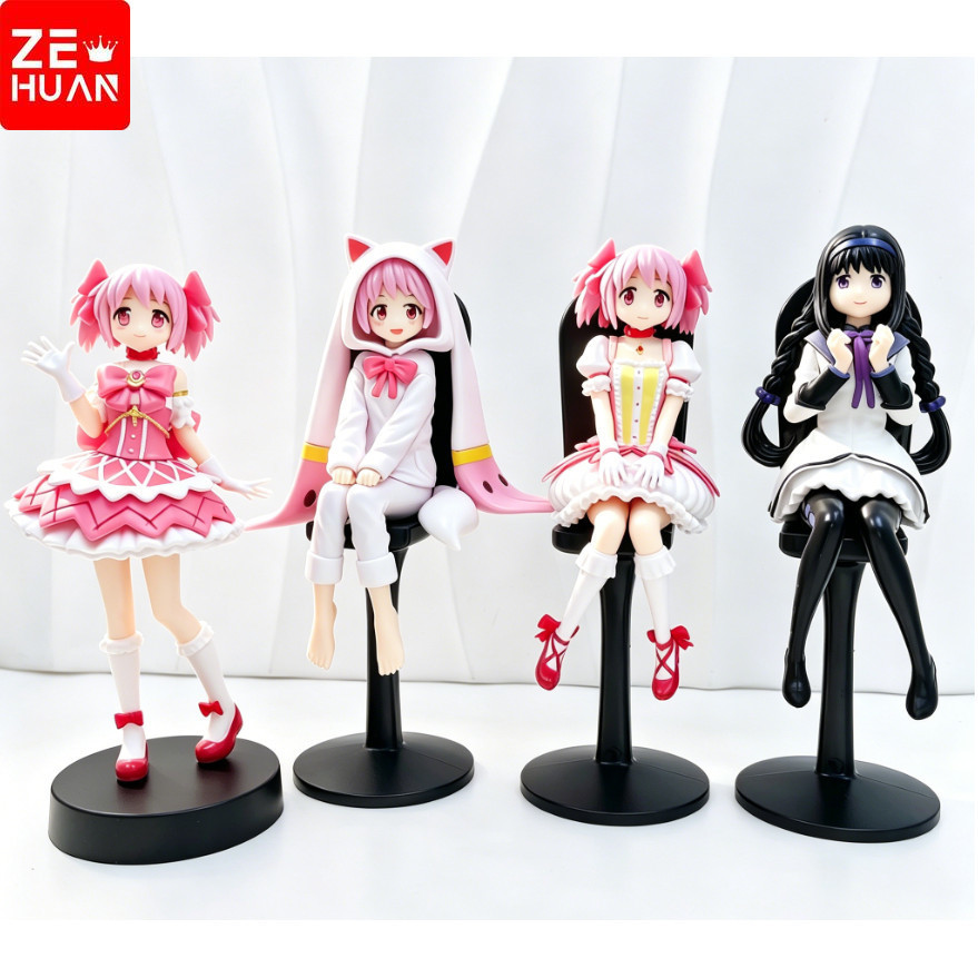 Figure PVC Puella Magi Madoka Magica – Mô hình nhân vật anime Madoka Magica collectible, đồ chơi trư