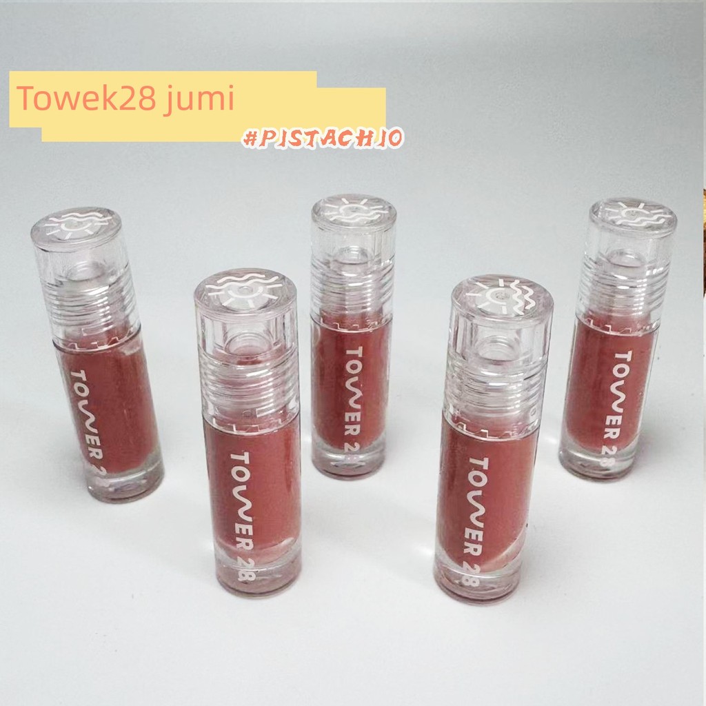 son bóng lì lâu trôi son bóng chính hãng American Niche Organic Tower 28 Jelly Mirror Lip Gloss Lip 