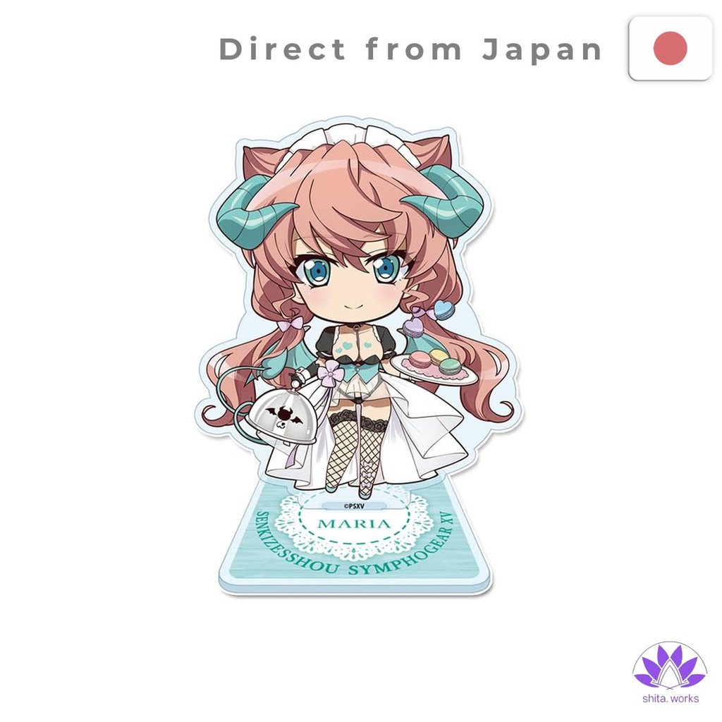 ・Direct from Japan・ Symphogear XV Maria Cadenzavna Eve Petit Choco Acrylic Stand Little Devil Waitr