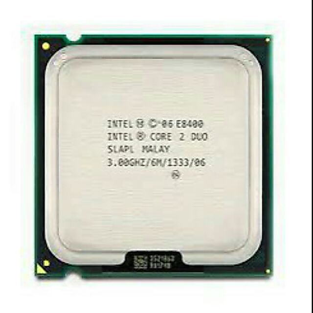 Cpu e7500  e6750 e8400 e8600 q8200 q8400 xeon x3230 sk 775