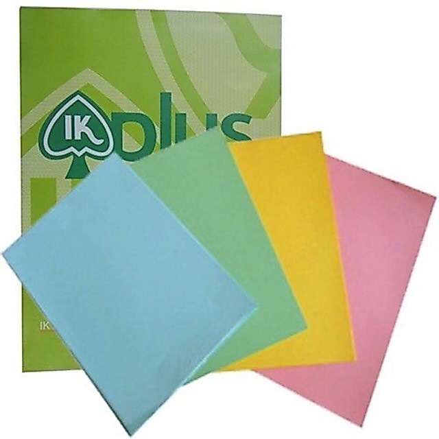 Bìa màu A4 180gsm (Vàng, Hồng, Xanh Biển…)