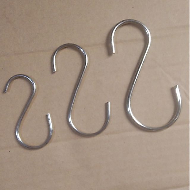 Combo 10 Móc chữ S inox